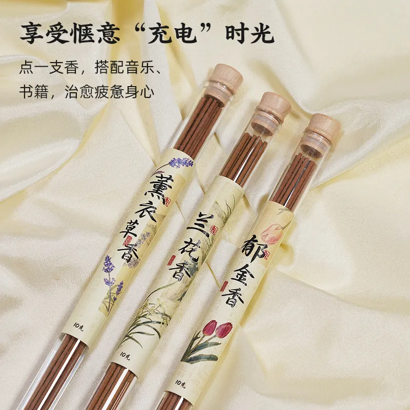 Herbal & Floral Incense Sticks – Aged Mugwort, Lemongrass, Osmanthus, Jasmine & Rose